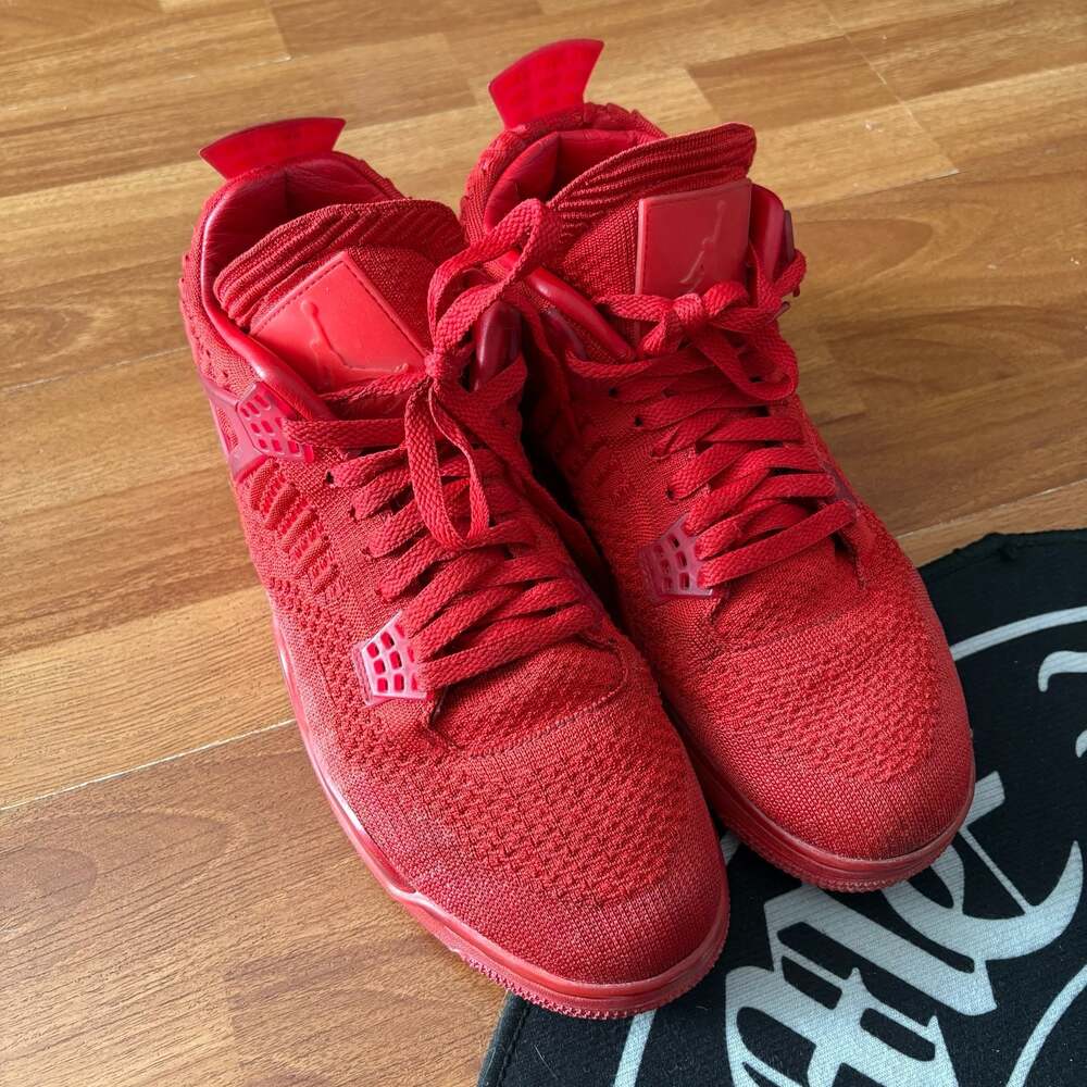 Air Jordan 4 Retro Flyknit University Red - Picture 4 of 7